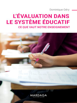 cover image of L'évaluation dans le système éducatif